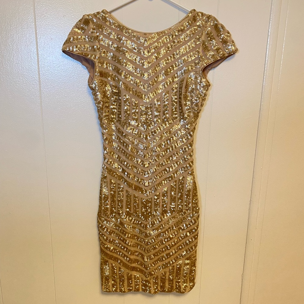 Gold bodycon